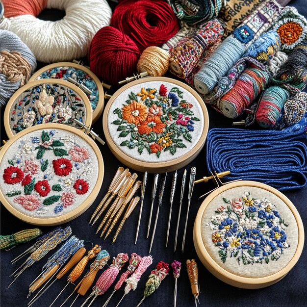 przykładowe produkty haftowane